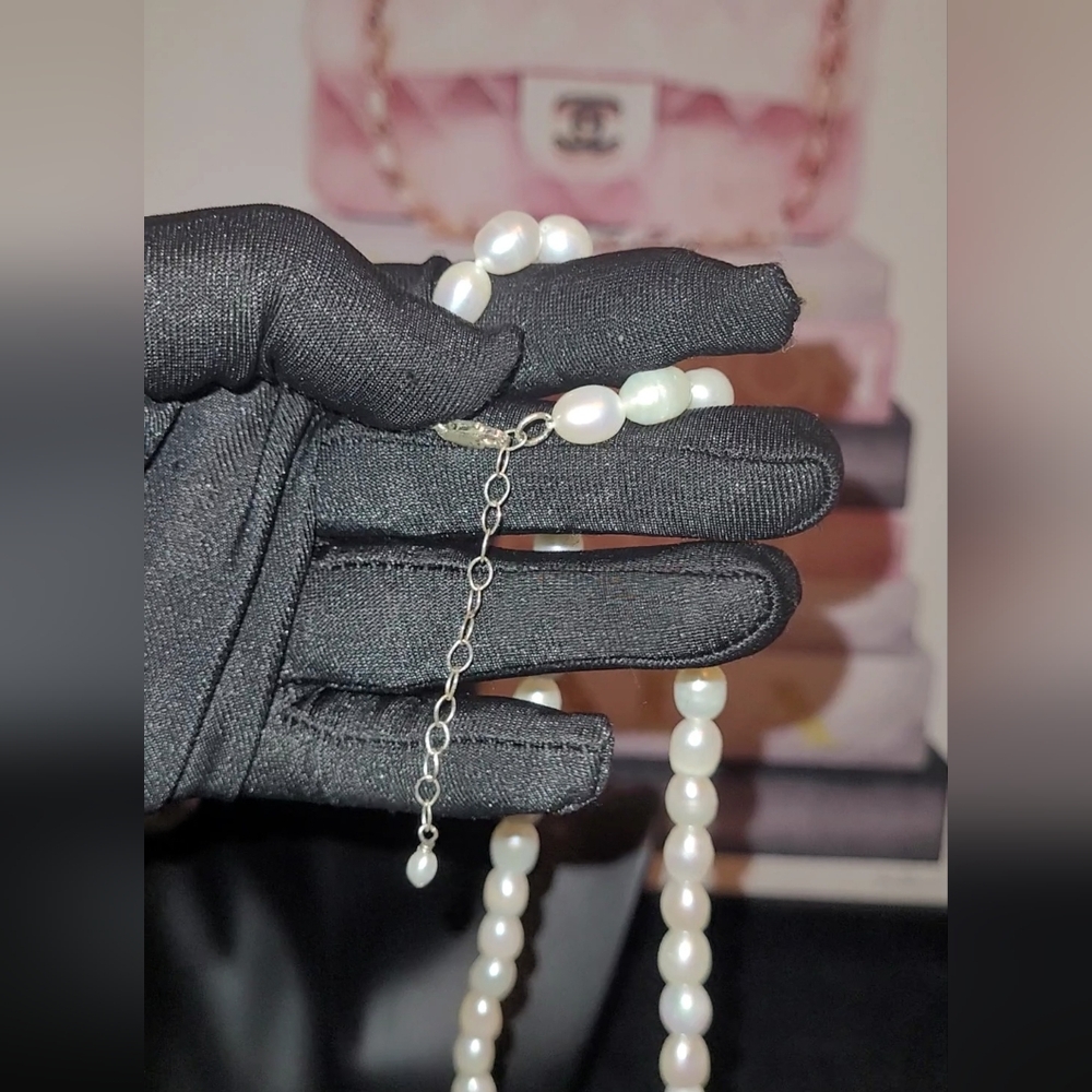 VINTAGE GENUINE PEARL CULTURE ✨️ EUC(ALREADY CLEANED POLISHED)EUC - Picture 4 of 10